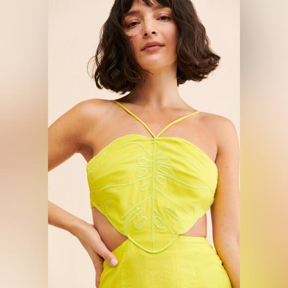 Farm Rio Monstera Midi Dress - Picture 6 of 12